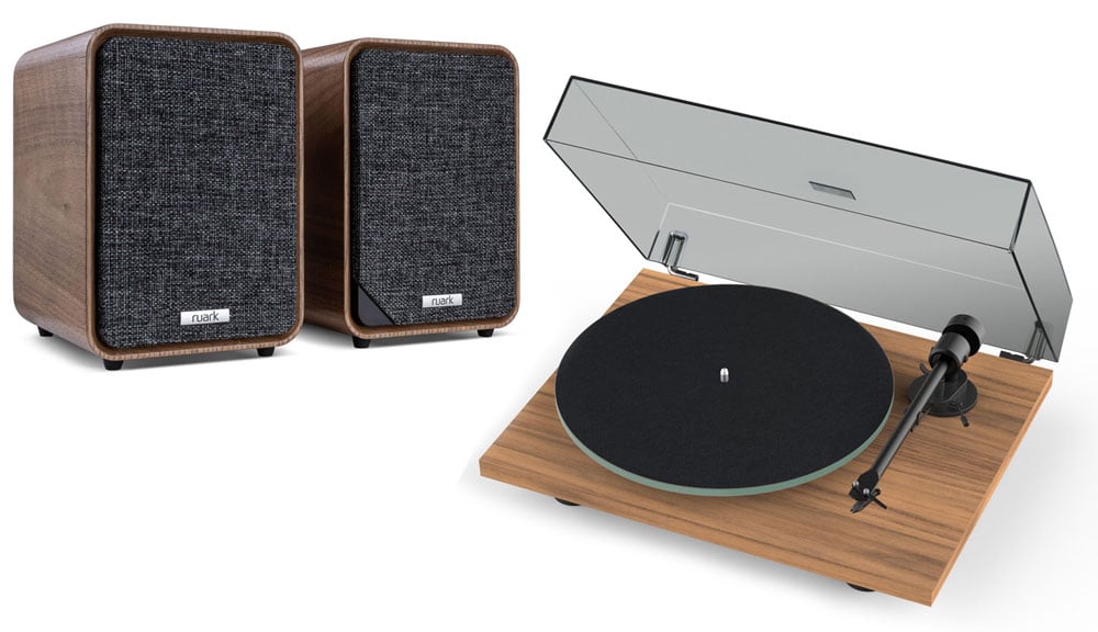 Project T1 EVO Turntable Walnut Plus Ruark MR1 - Image 2