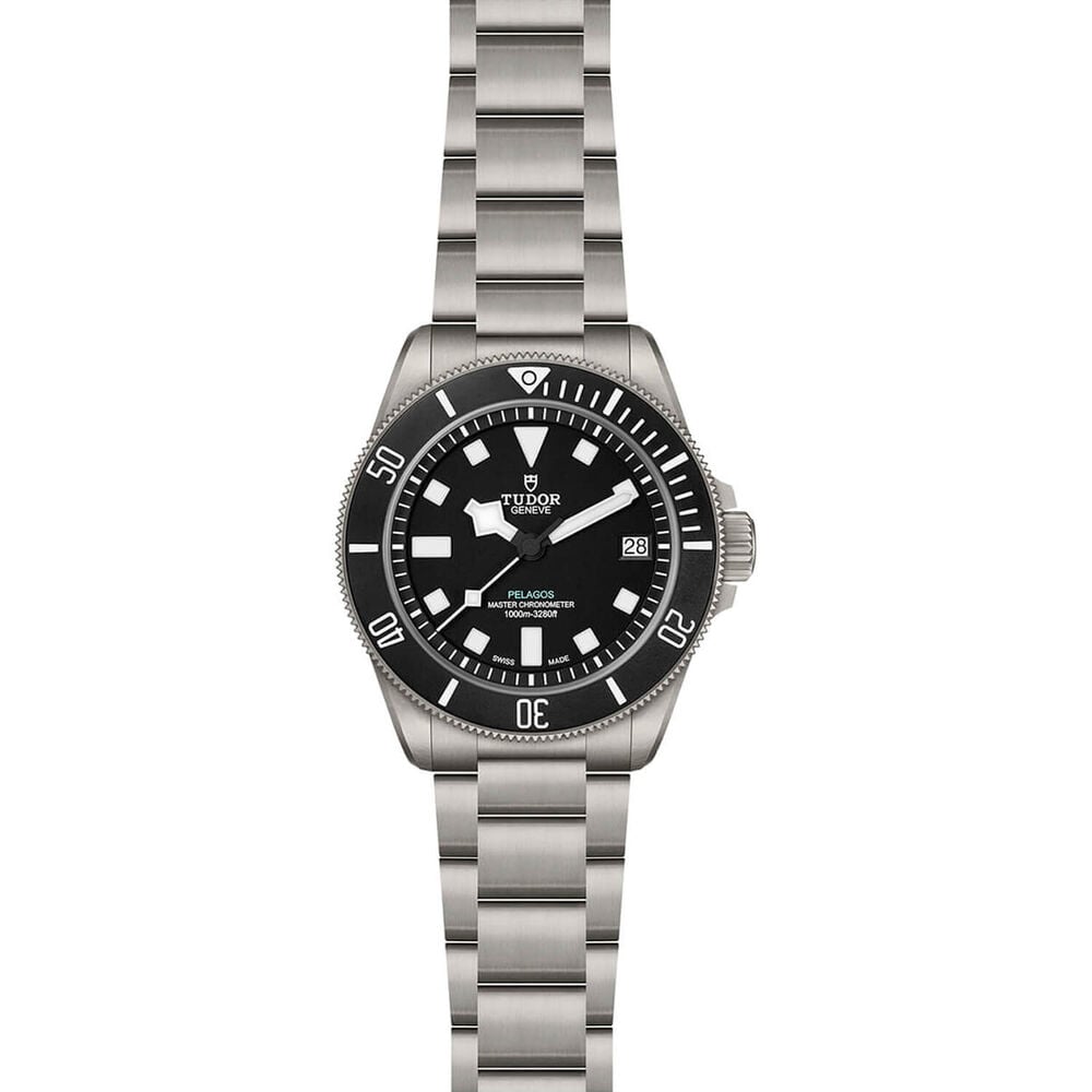 TUDOR Pelagos Ultra 43mm Black Dial Titanium Bracelet Watch image number 1