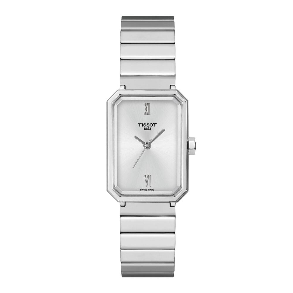 Tissot SRV 21.8mm Silver Dial Stainless Steel Bracelet Watch image number 0